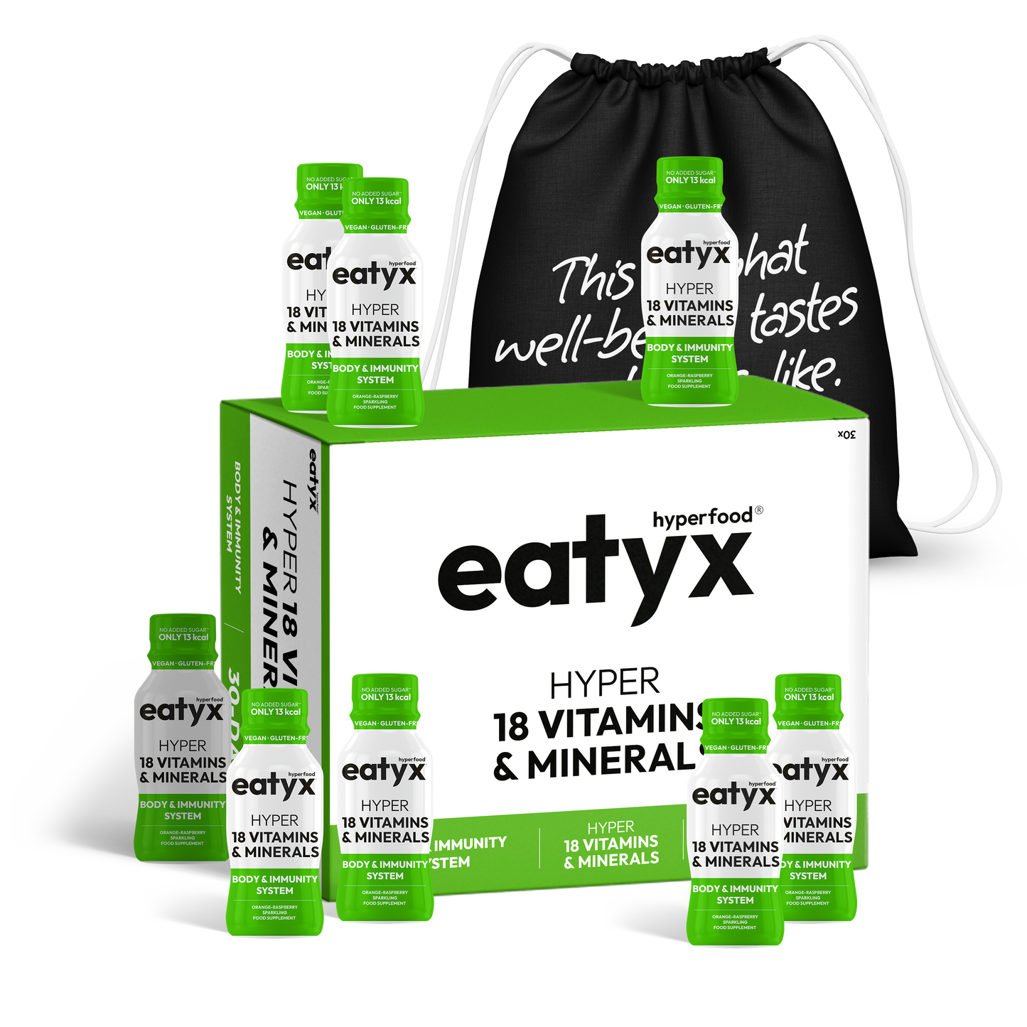 Miesięczne wsparcie zdrowia i odporności z eatyx (18 witamin i minerałów), 30 szt.