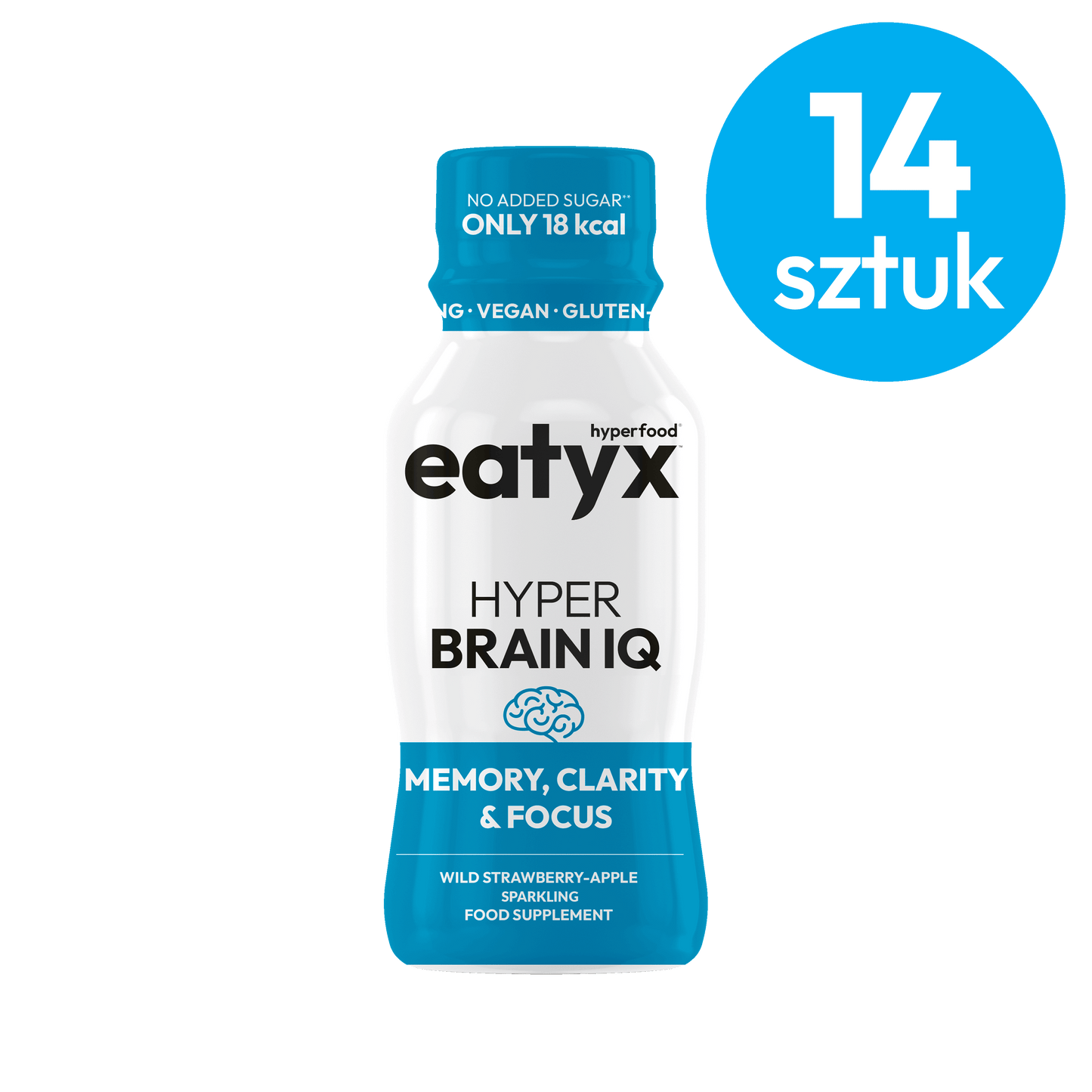 eatyx HYPER BRAIN IQ CONCENTRATION SUPPORT KIT, 14 pcs.