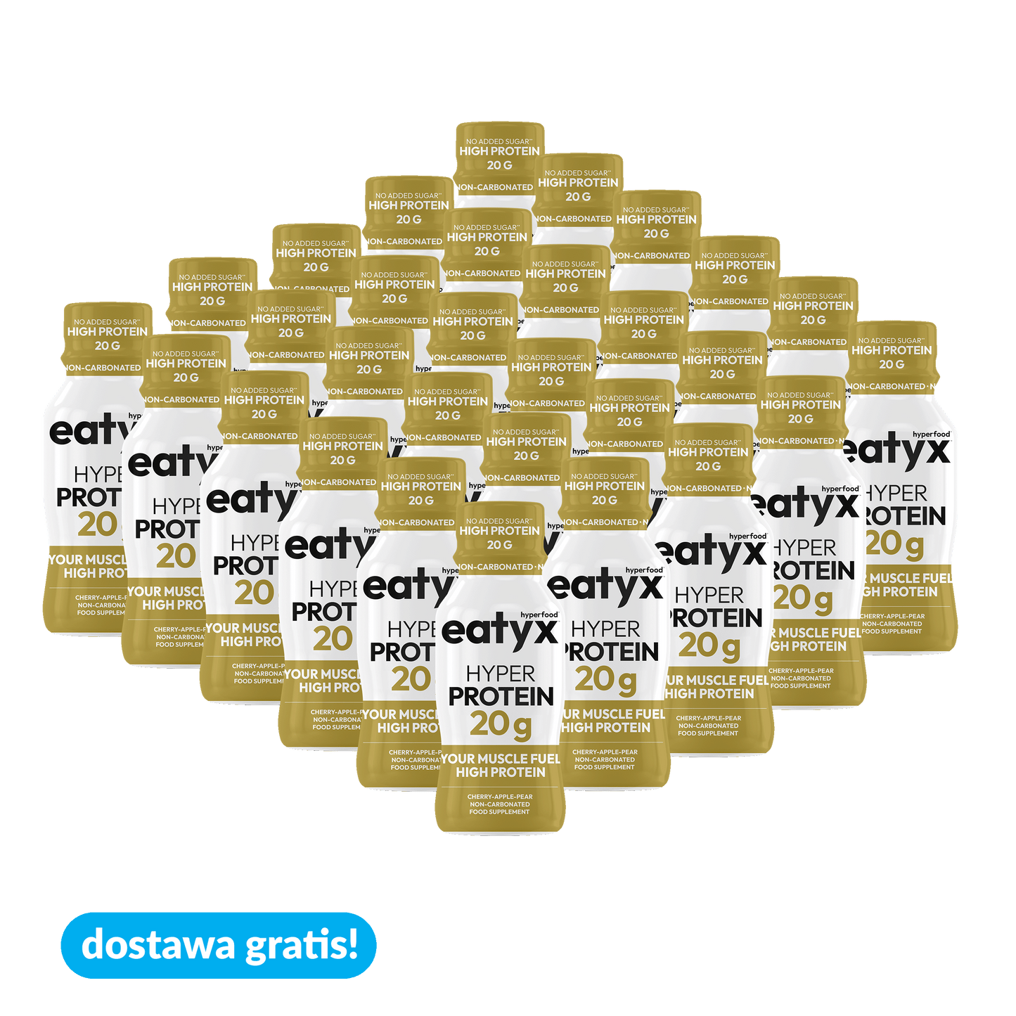 MONTHLY MUSCLE BUILDING TREATMENT eatyx HYPER PROTEIN 20 g, 30 pcs.