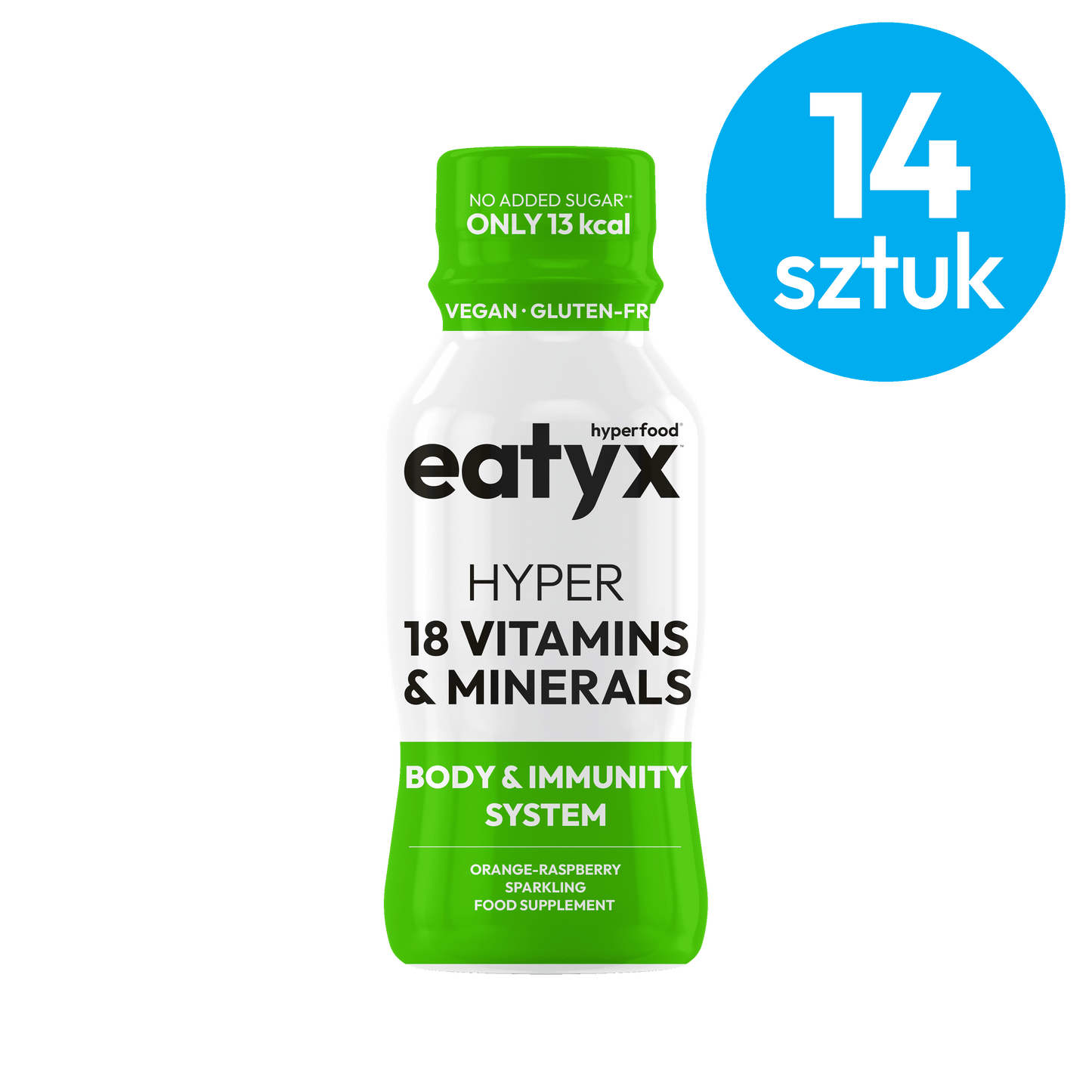 eatyx HYPER 18 VITAMINS & MINERALS HEALTH IMMUNITY SUPPORT SET, 14 pcs.
