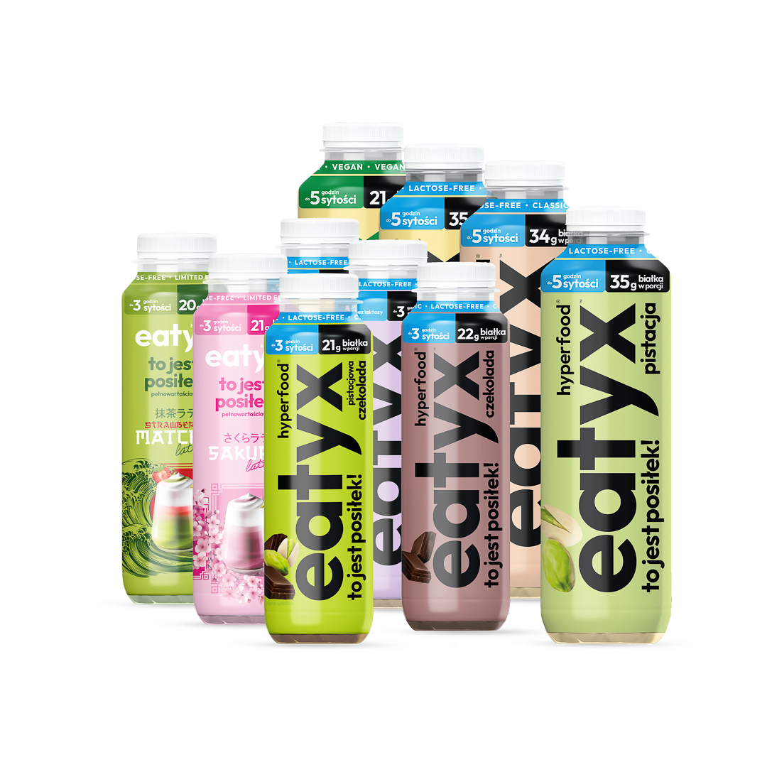 Set of all high-protein liquid meals