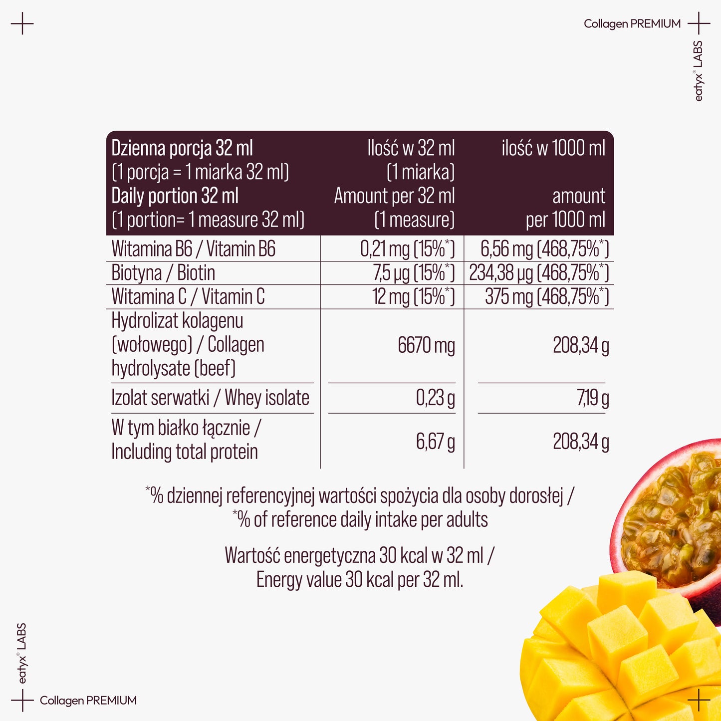 eatyx LABS Collagen Premium 200000 mg 30-day treatment