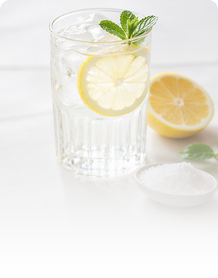Sweetened with erythritol