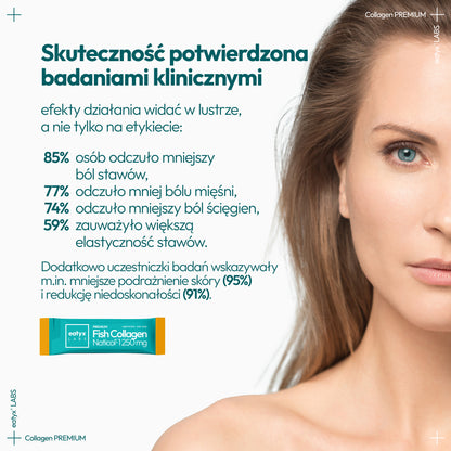 Rytuał 15 dni eatyx LABS Premium Fish Collagen Naticol 37 500 mg Mango