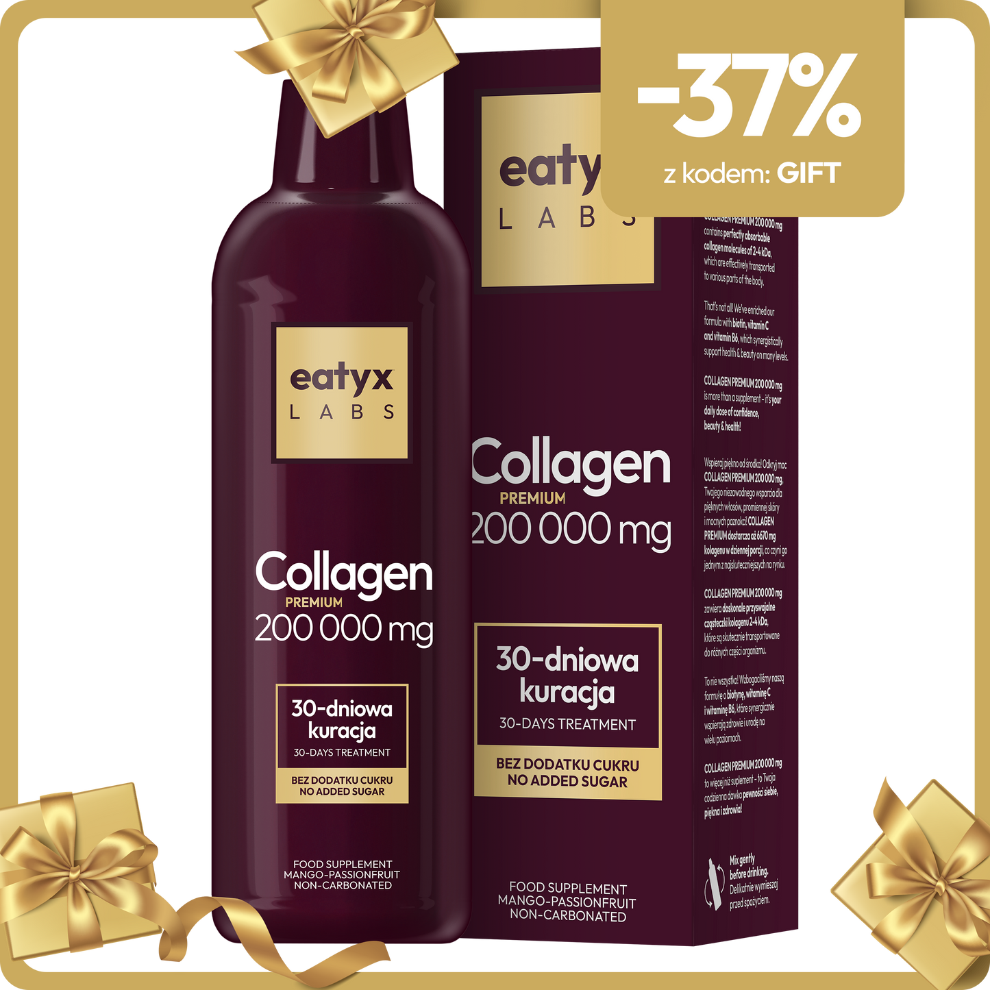 eatyx LABS Collagen Premium 200000 mg 30-day treatment