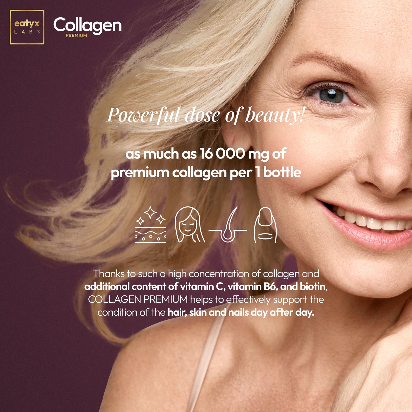 Miesięczny rytuał piękna eatyx LABS Collagen Premium 16000 mg