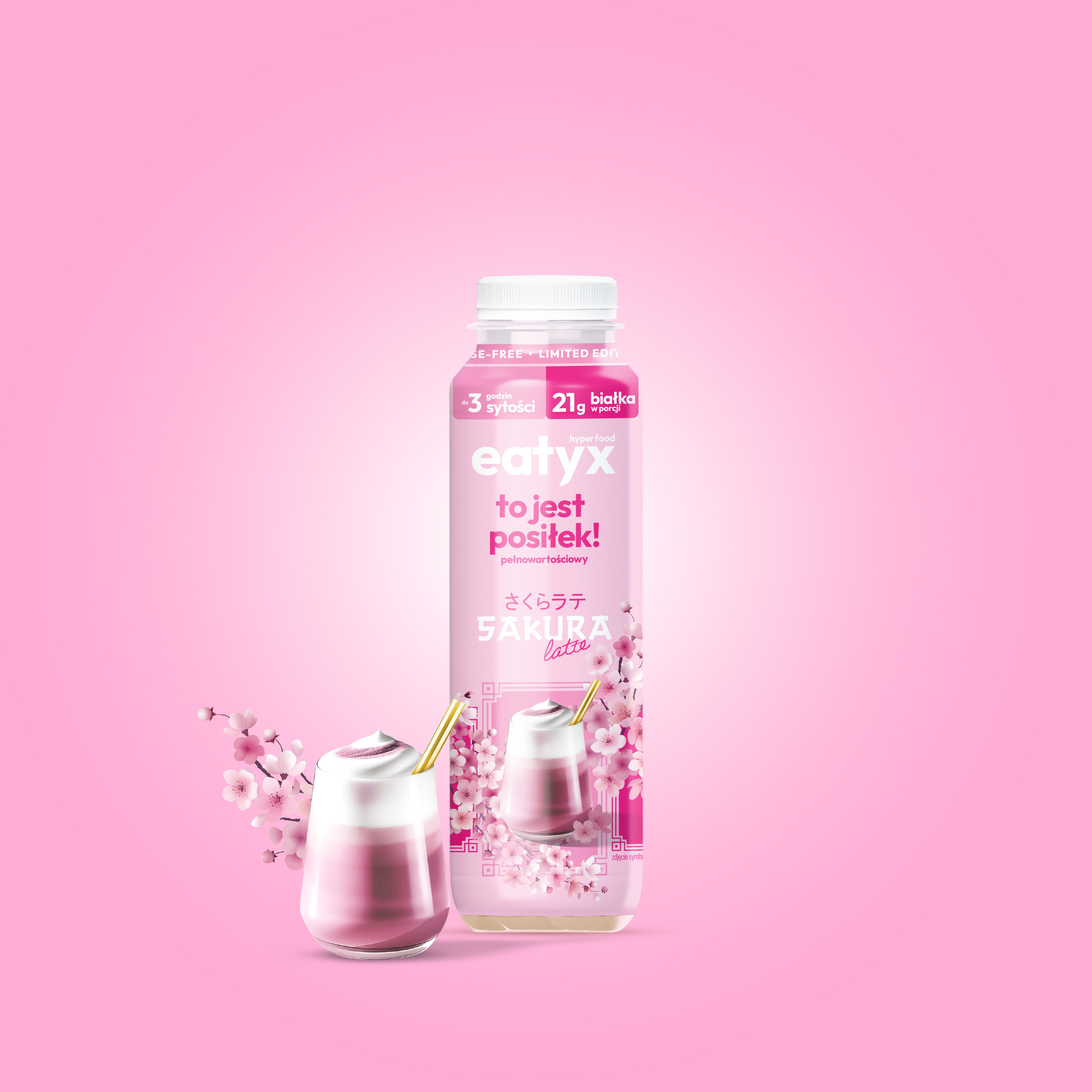 eatyx Sakura Latte 300 ml - lactose free