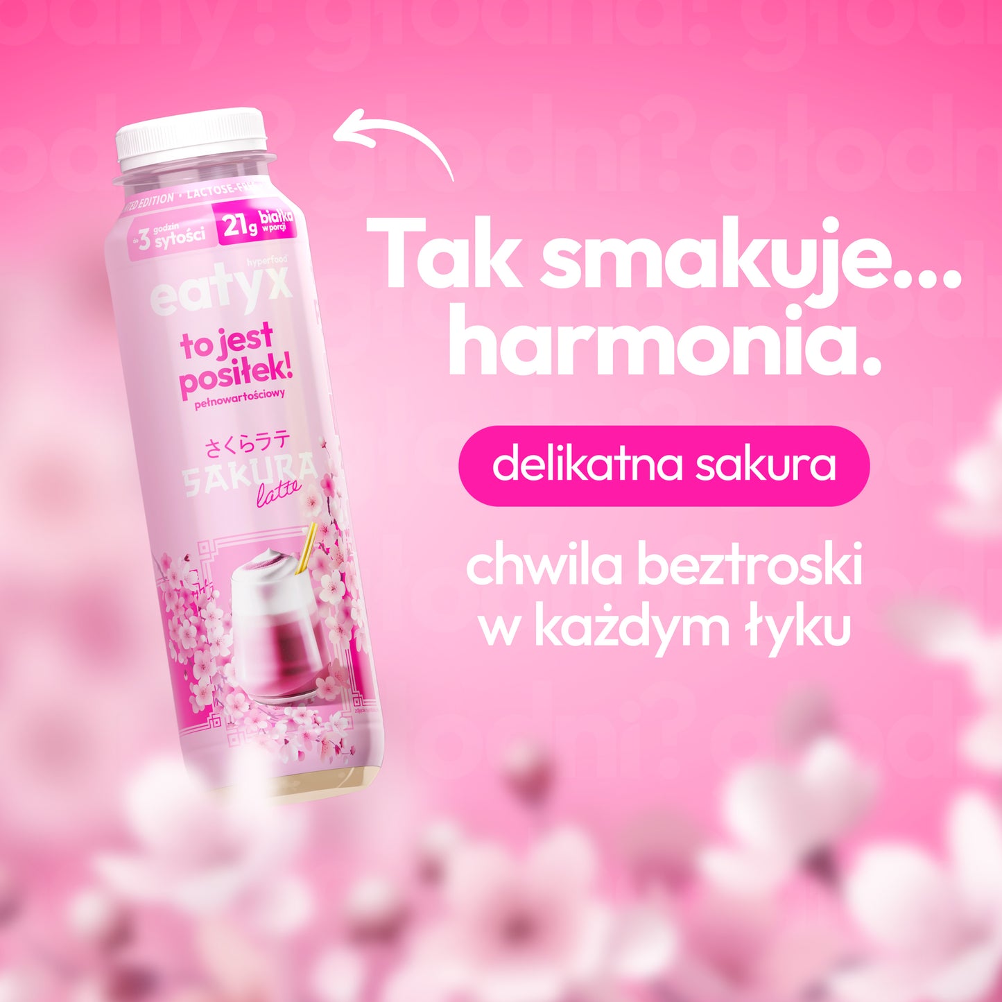 Sakura Latte 300 ml - lactose free