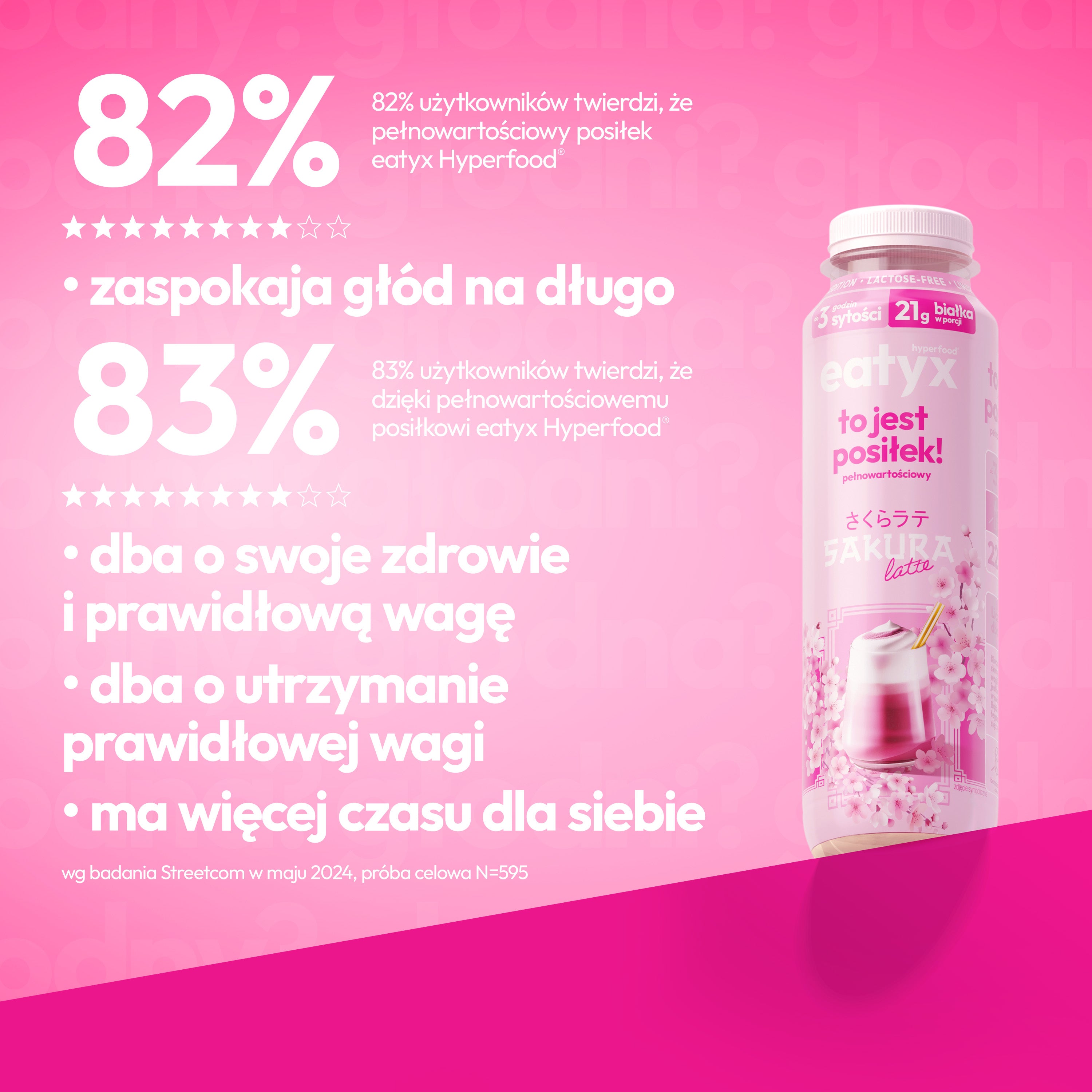 ダイエットドリンク sakura3319 eatyx Sakura Latte 300 ml - lactose free