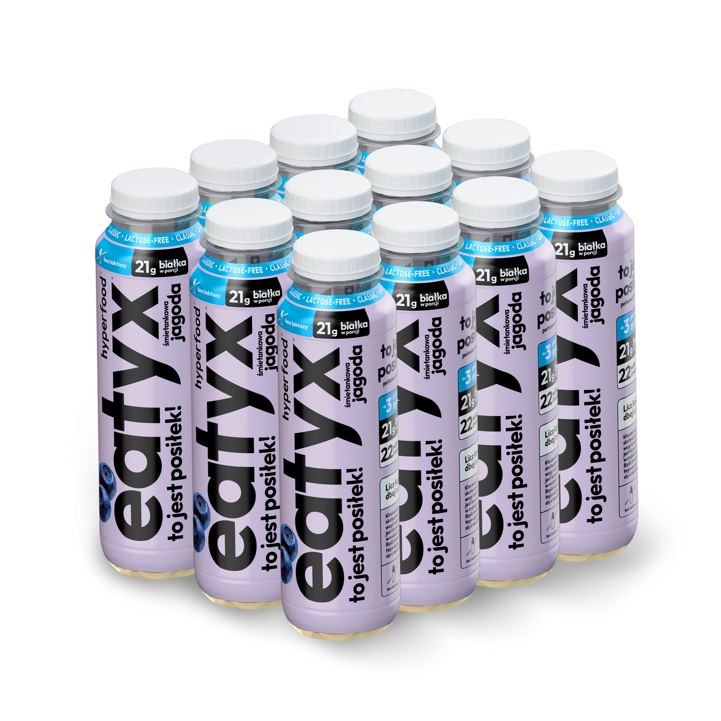 Śmietankowa jagoda 300 ml - bez laktozy 8+4 GRATIS