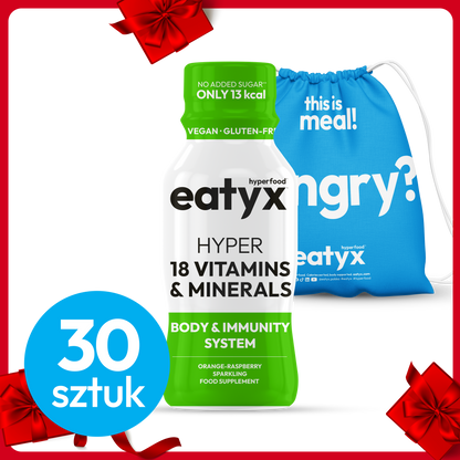 Miesięczne wsparcie zdrowia i odporności eatyx (18 witamin i minerałów), 30 szt.