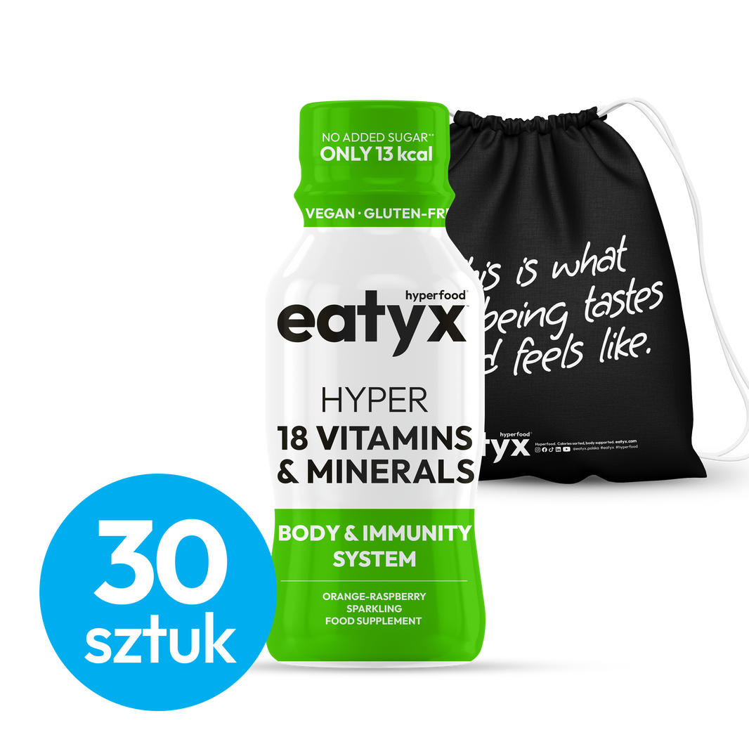 Miesięczne wsparcie zdrowia i odporności eatyx (18 witamin i minerałów), 30 szt.