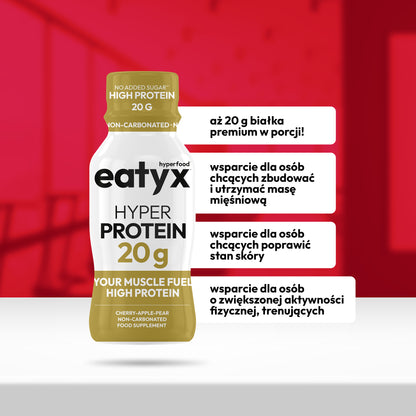 MONTHLY MUSCLE BUILDING TREATMENT eatyx HYPER PROTEIN 20 g, 30 pcs.