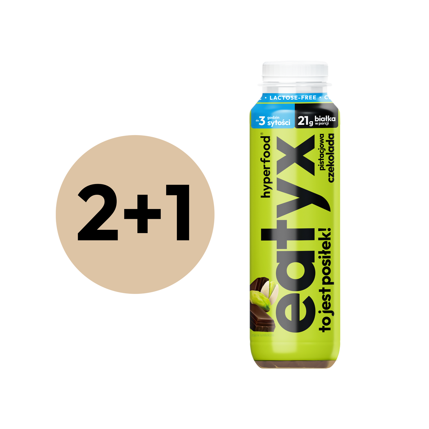 Pistachio chocolate 300 ml - lactose-free