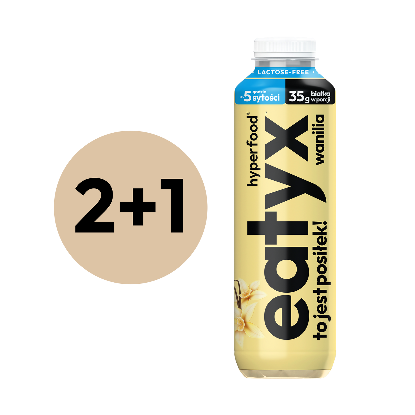 Wanilia 500 ml - bez laktozy 2+1 GRATIS