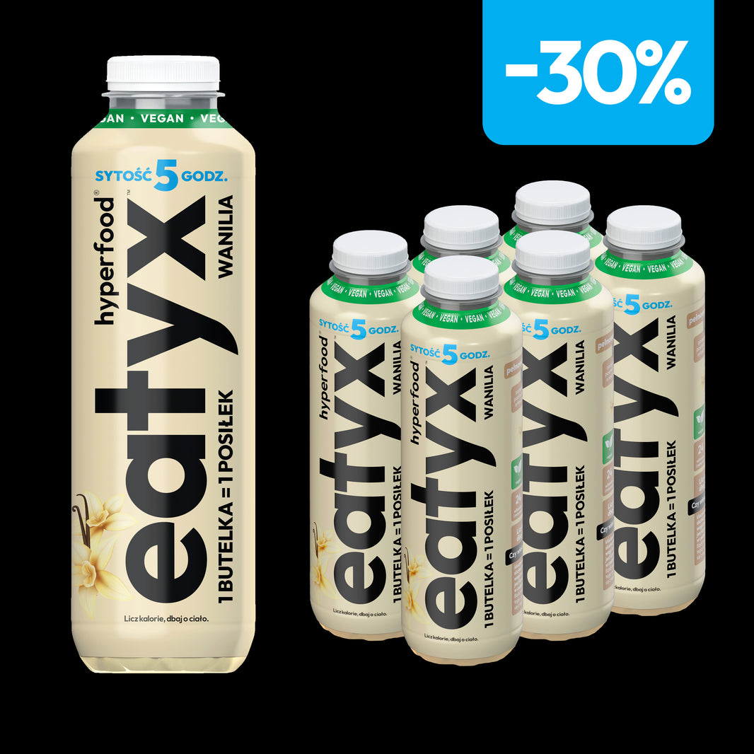 Zestaw 6 posiłków w płynie 500 ml o smaku wanilii (vegan)