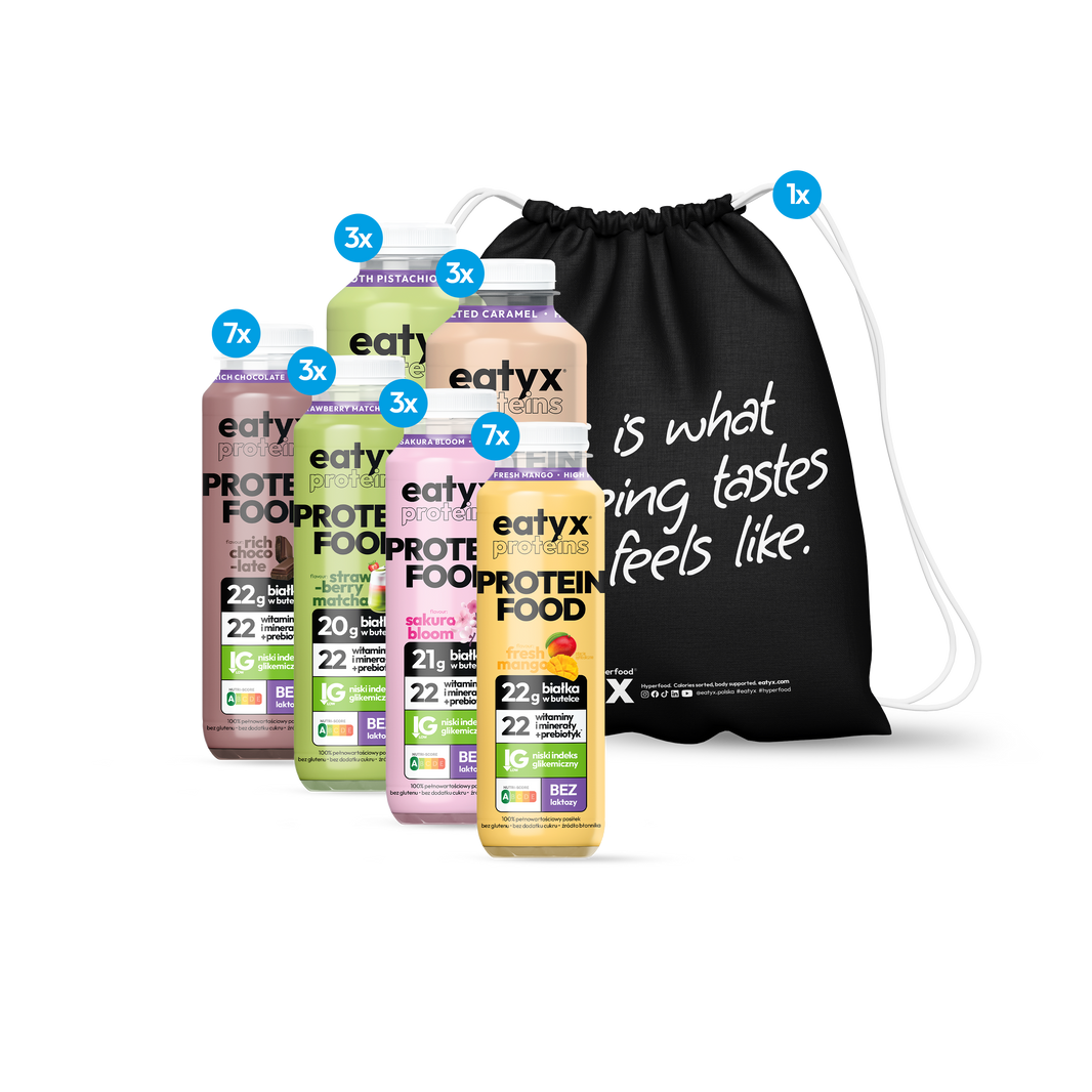 High-protein, low-glycemic eatyx meal kit