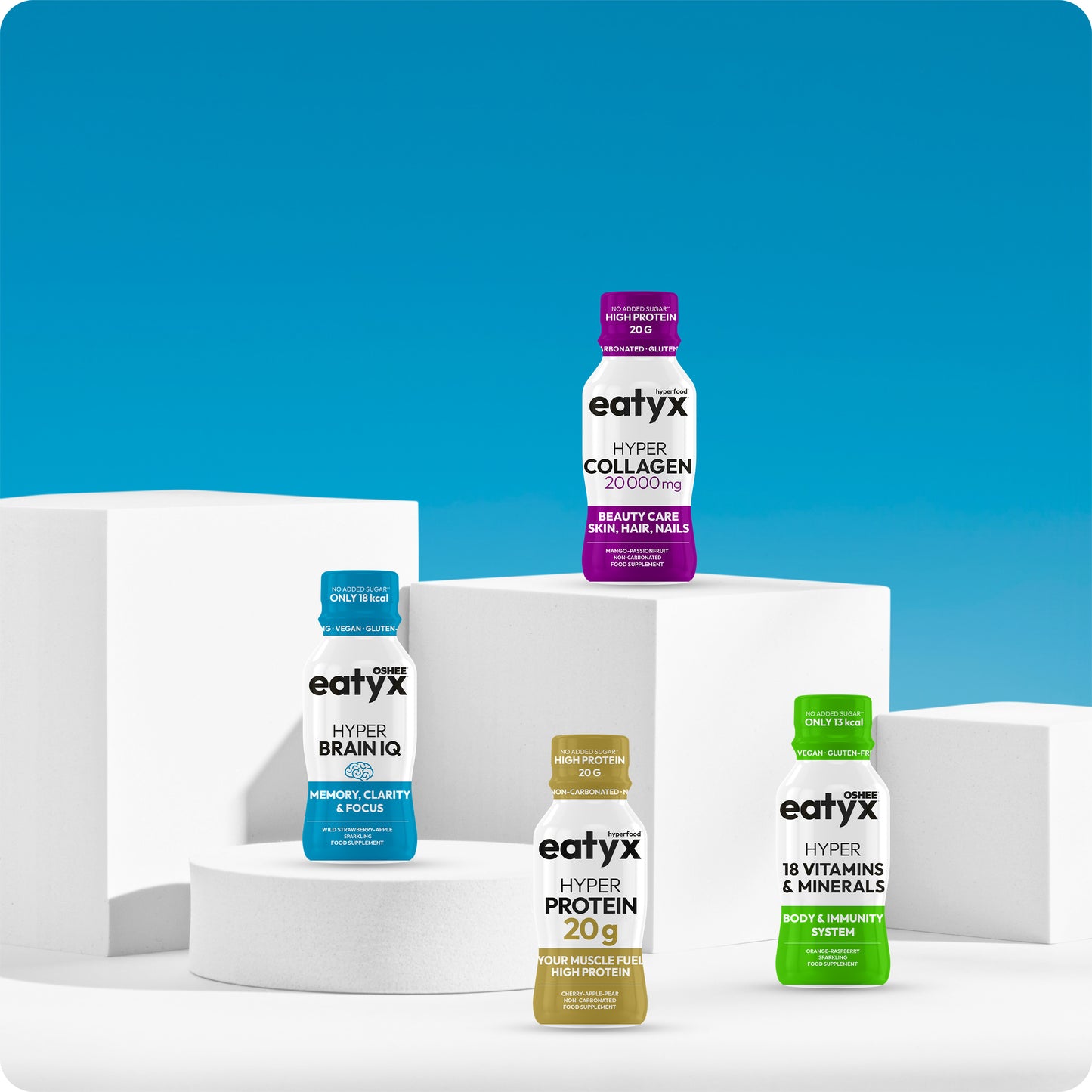 A SET OF ALL DIETARY SUPPLEMENTS IN THE FORM OF EATYX SHOTS