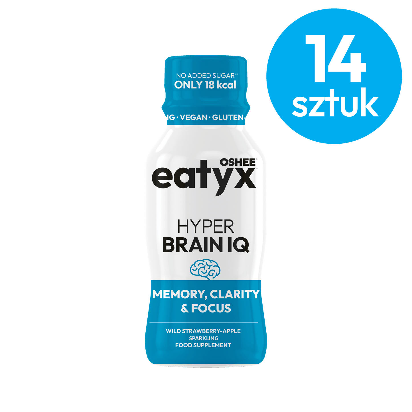 ZESTAW WSPARCIA KONCENTRACJI eatyx HYPER BRAIN IQ, 14 szt.