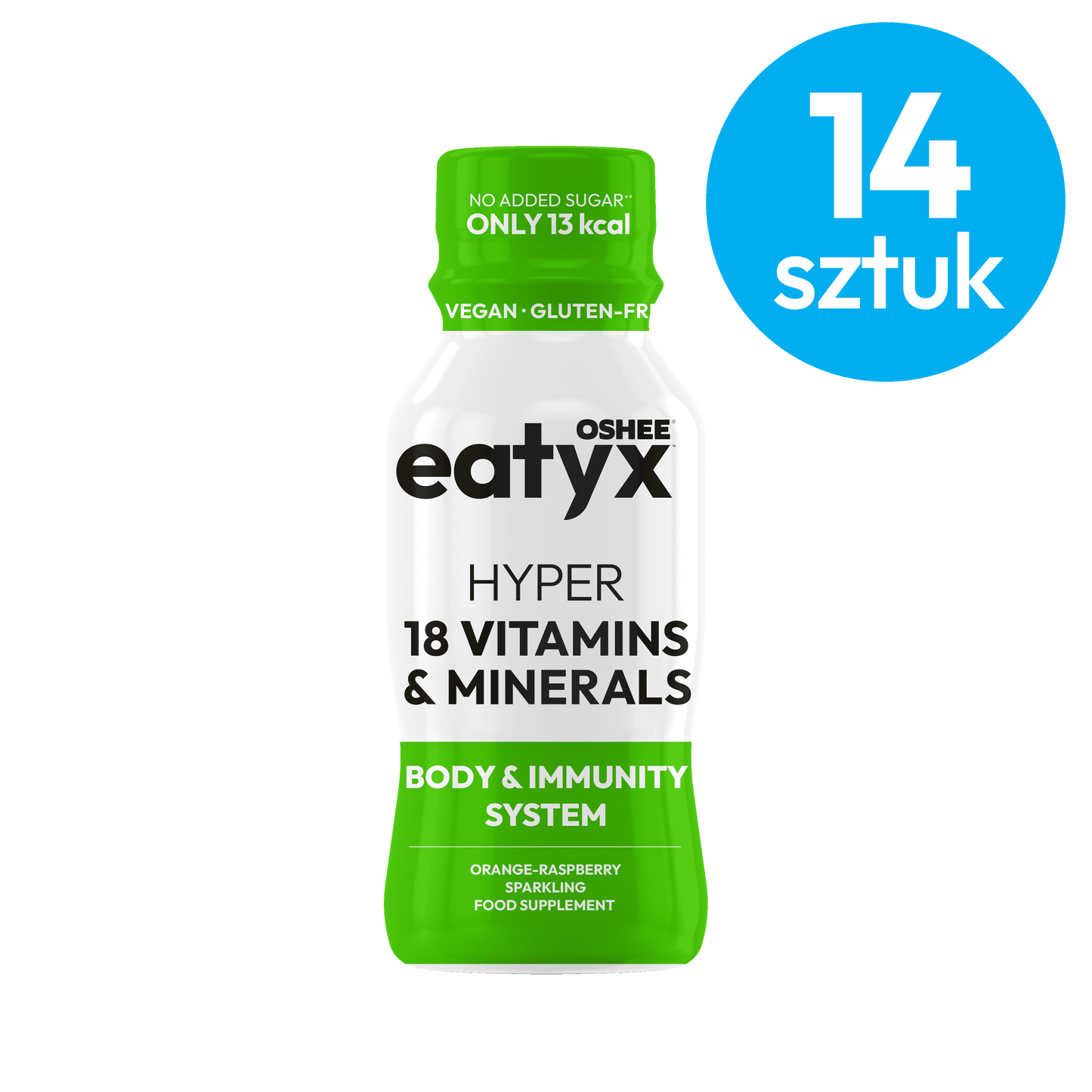 ZESTAW WSPARCIA ZDROWIA I ODPORNOŚCI eatyx HYPER 18 VITAMINS & MINERALS, 14 szt.