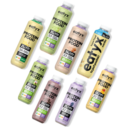 Set of all high-protein liquid meals