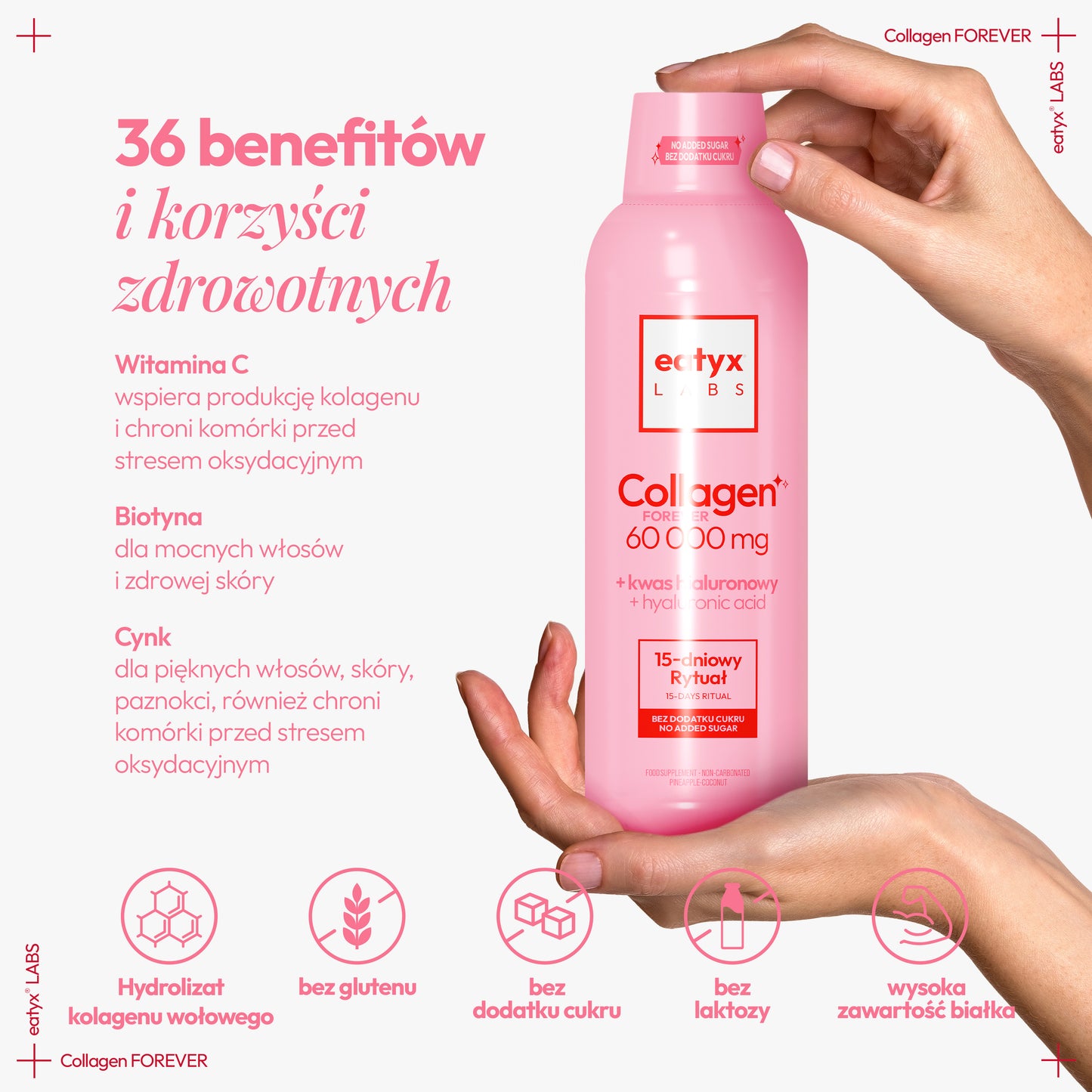 eatyx LABS Collagen Forever 60000 mg 15-dniowy rytuał