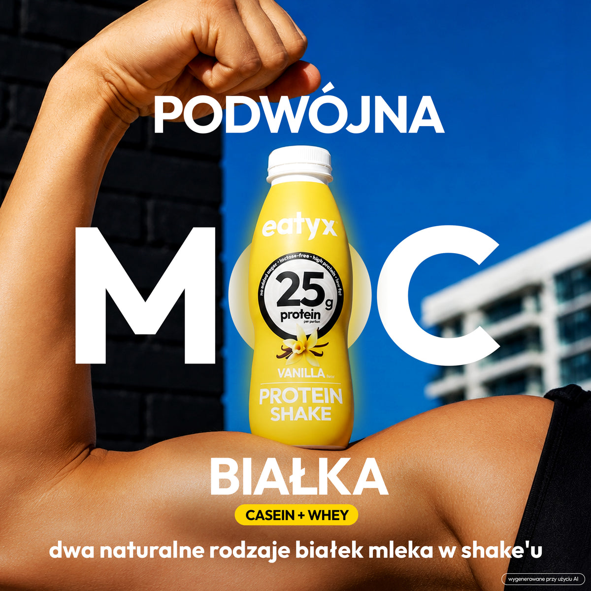 Protein Shake Wanilia 330 ml - bez laktozy
