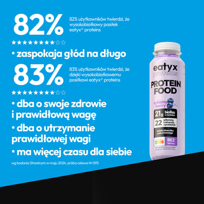Creamy blueberry 300 ml - lactose-free