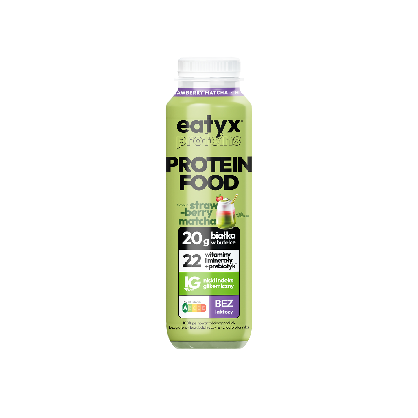 Strawberry Matcha Latte 300 ml - lactose free