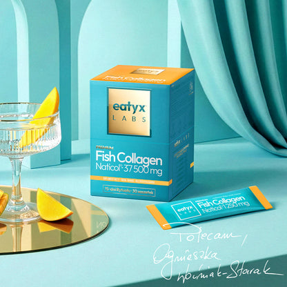 15-day ritual eatyx LABS Premium Fish Collagen Naticol 37,500 mg Mango